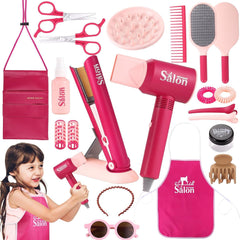 Frisierset Kinder Friseur Set Haarstyling Spielzeug Beauty Salon