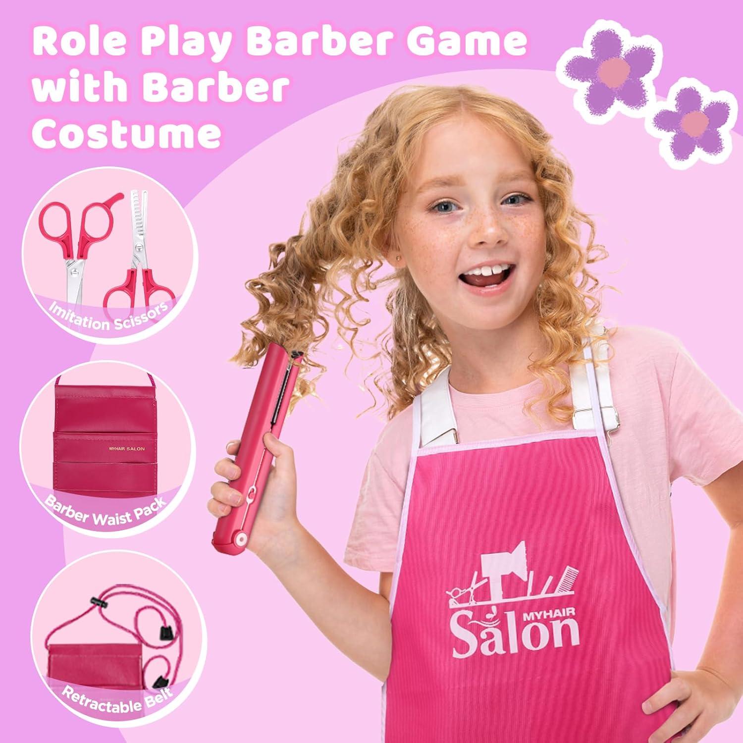 Frisierset Kinder Friseur Set Haarstyling Spielzeug Beauty Salon