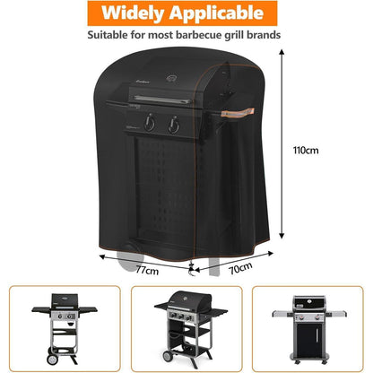 Wetterfeste Grillabdeckung 77x70x110cm – Schutzhülle für Grill
