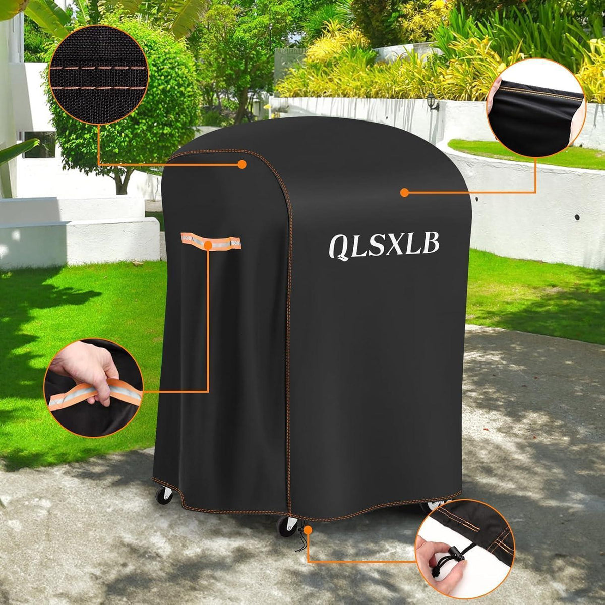 Wetterfeste Grillabdeckung 77x70x110cm – Schutzhülle für Grill