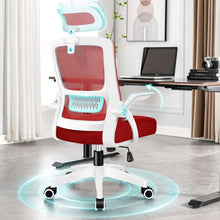 Ergonomischer Bürostuhl mit Kopfstütze und Lordosenstütze