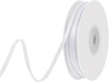 Schleifenband Weiß 91m Satinband 3mm Geschenkband Dekoband Hochzeit