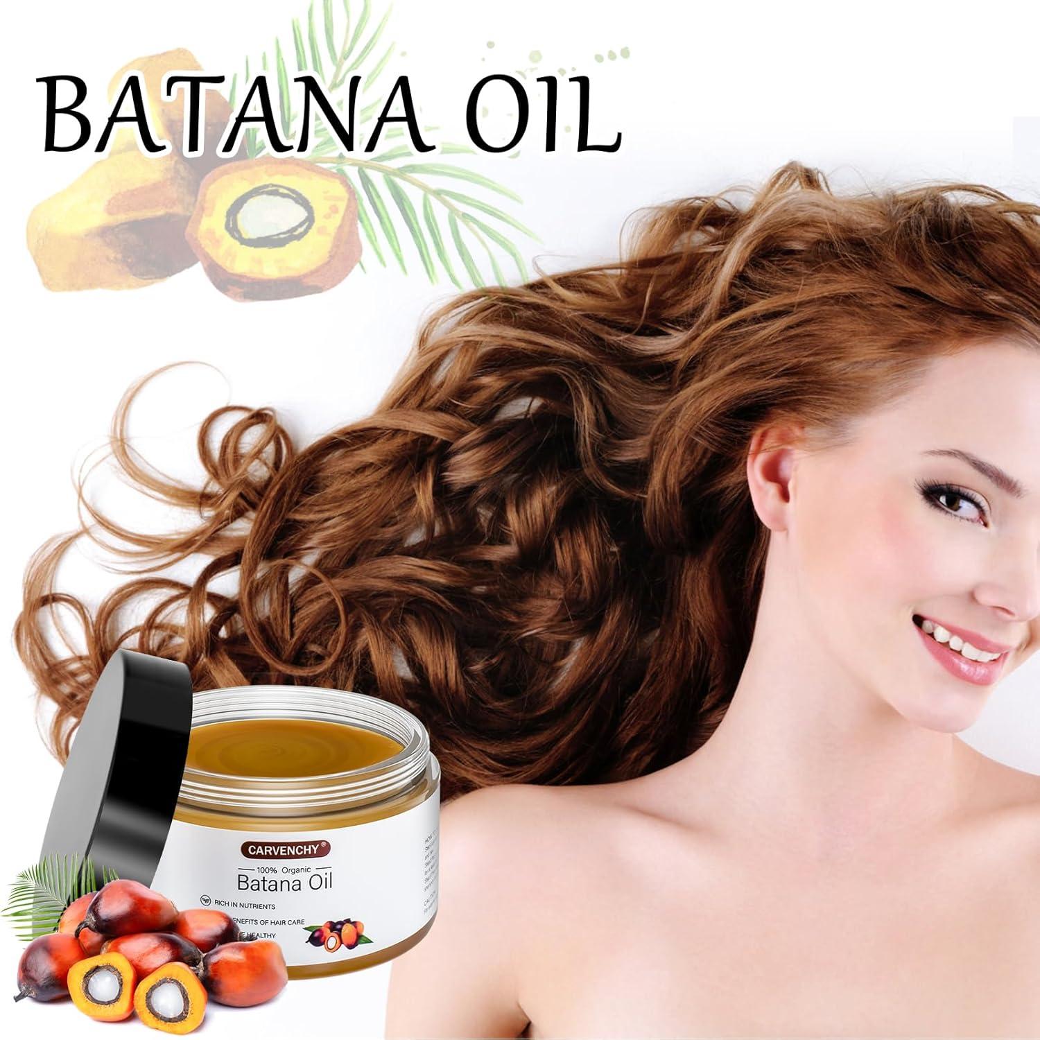 100% Natural Batana Hair Oil for Growth, Loss Prevention & Thickening