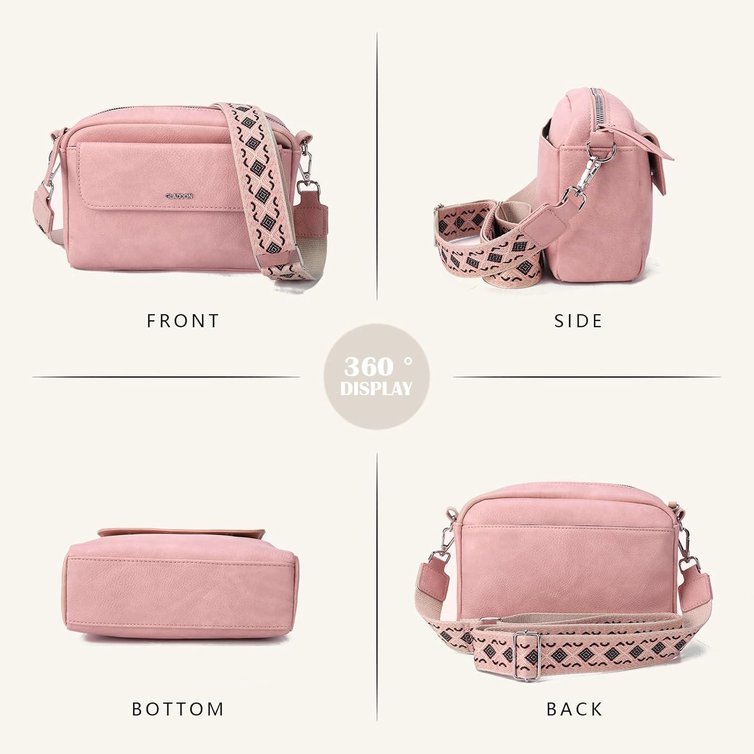 Kleine Damen-Umhängetasche PU Leder Schultertasche Geschenk für Frauen
