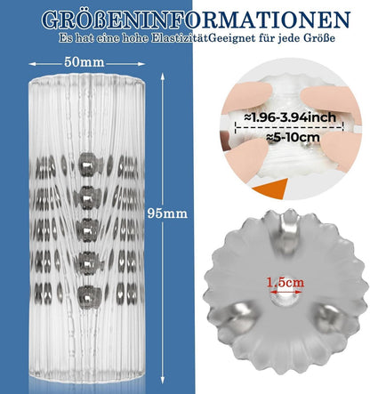 Masturbator Stahlperle Massage Taschenmuschi extrem eng Solo