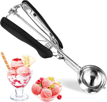 Eisportionierer Edelstahl Auslöser Cookie Scoop 5cm Eiscreme Plätzchen