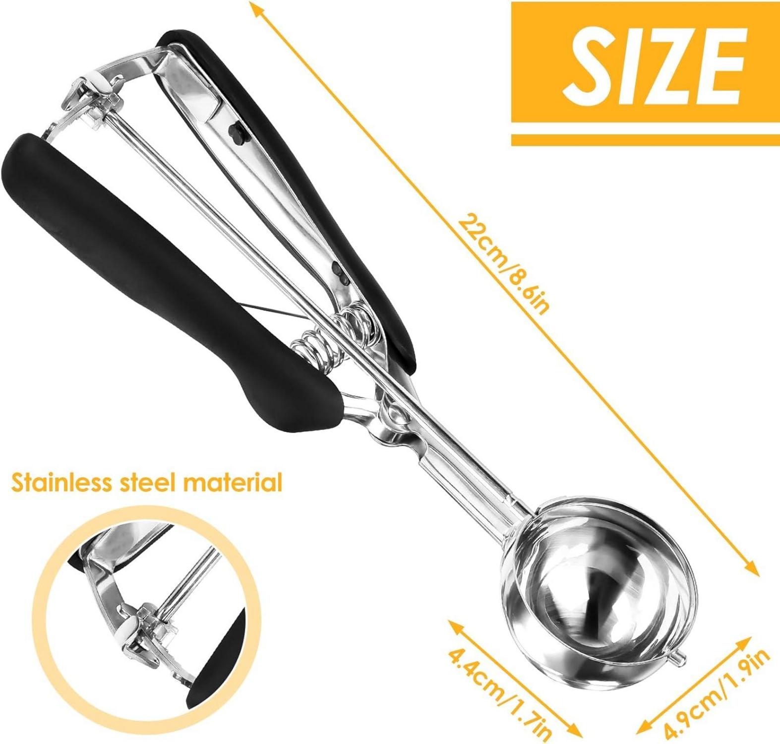 Eisportionierer Edelstahl Auslöser Cookie Scoop für Eiscreme