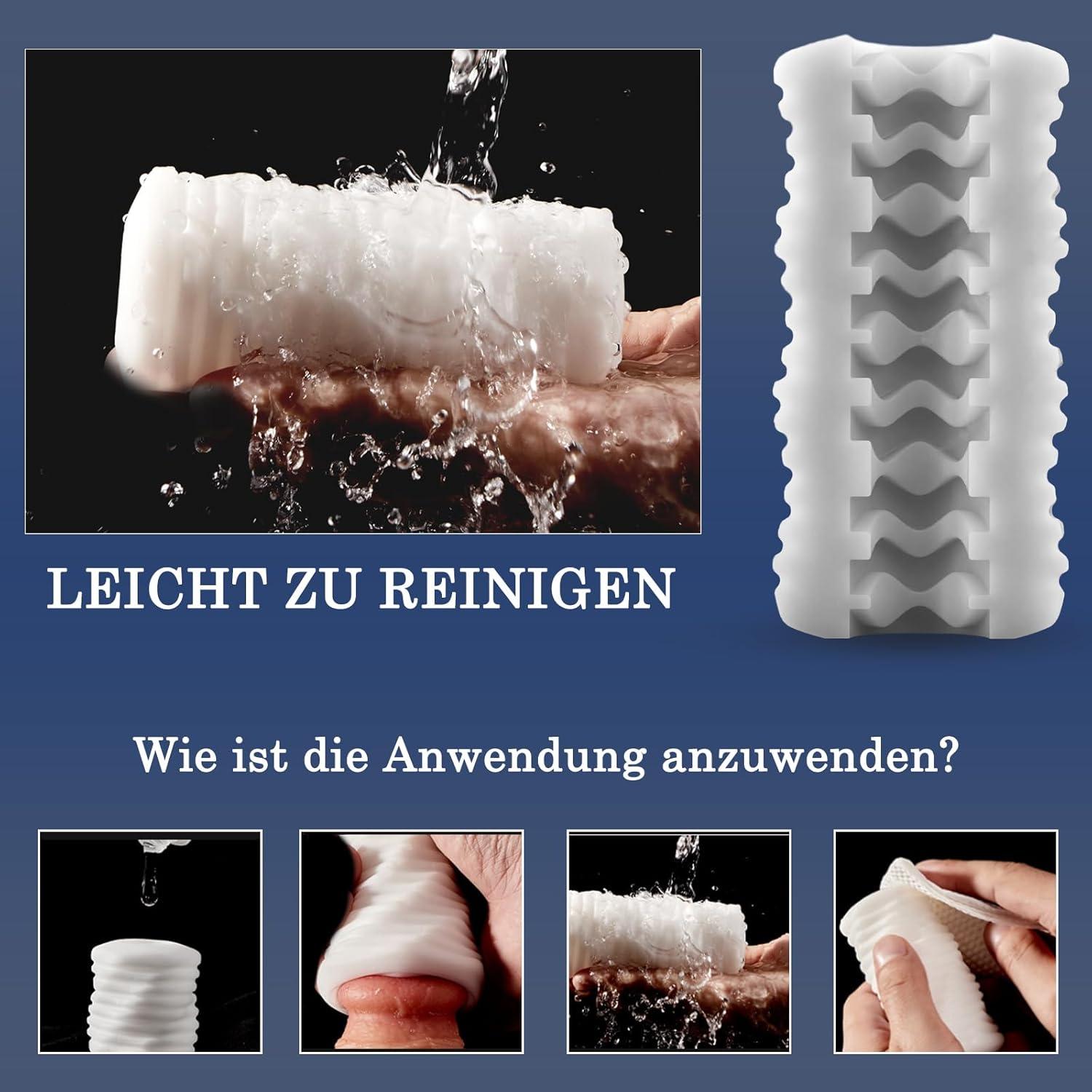 Ultrasanfte Masturbator Taschenmuschi mit Massagestruktur - Männer Sexspielzeug