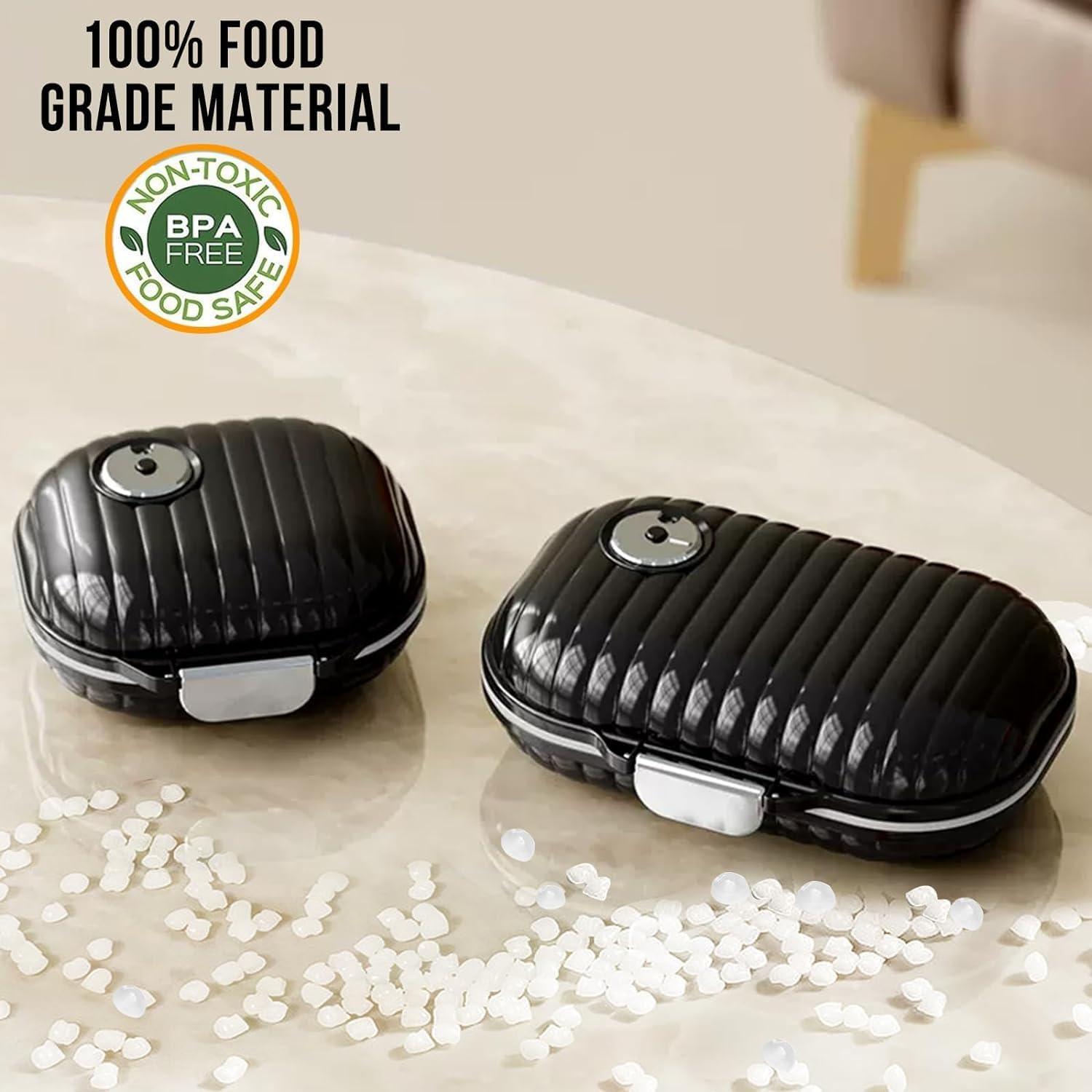 2 Stück Pillendose für unterwegs Tablettenbox 7 Tage Reise