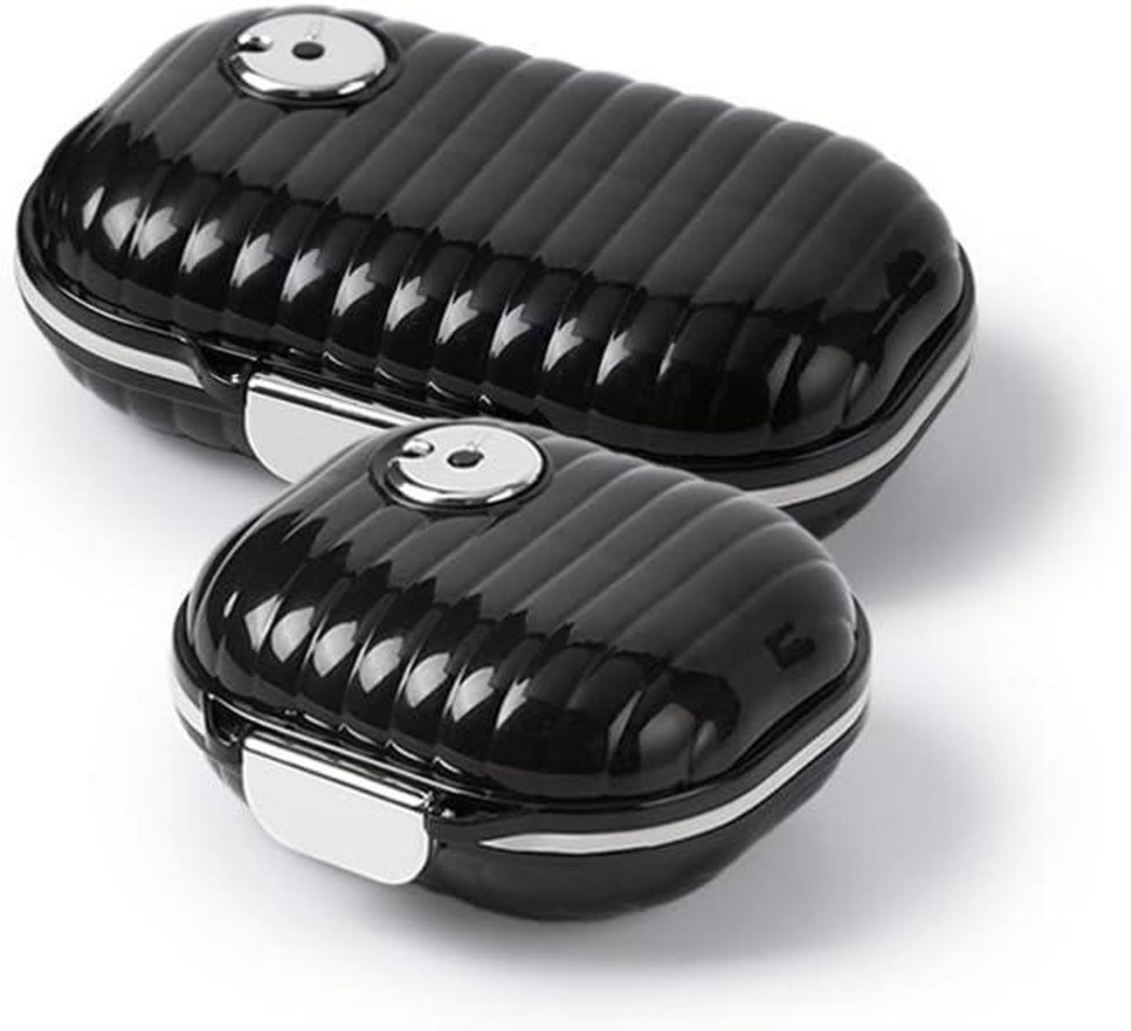 Pillendose für unterwegs 2er Set Tablettenbox 7 Tage Reise Pillenbox