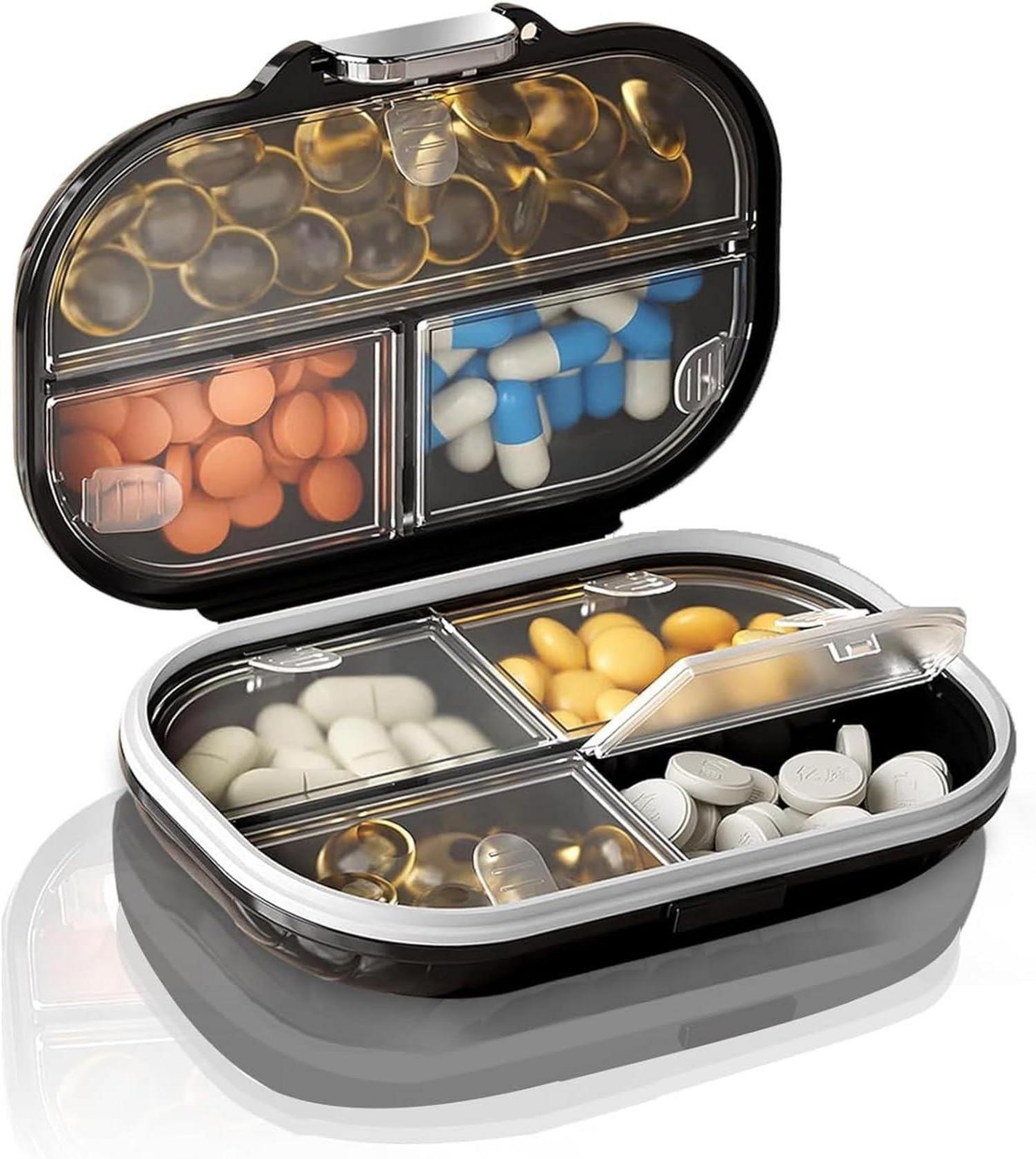 Tablettenbox 7 Tage für Unterwegs - Reise Pillendose - Pill Organizer