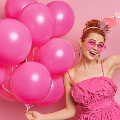 Luftballons Rosa 130 Stück Ballon Girlande Hot Rosa Set