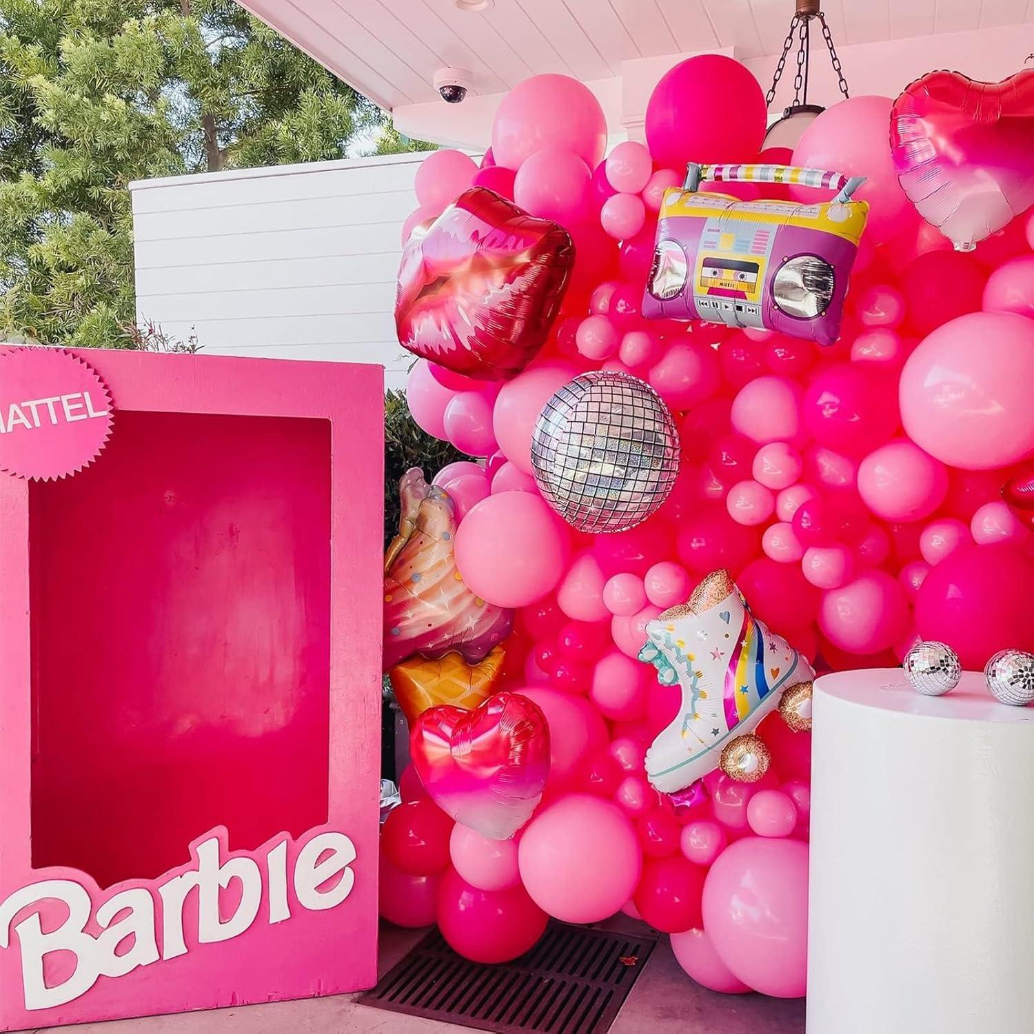 Luftballons Rosa 130 Stück Ballon Girlande Set Mädchen Geburtstag Hochzeit