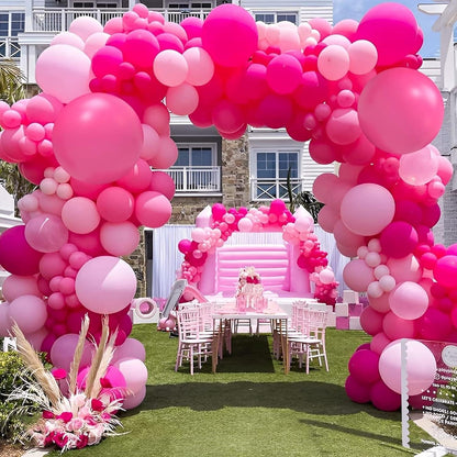 Luftballons Girlande Set Rosa 130 Stück 18 12 10 5 Zoll Helium