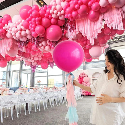 Luftballons Rosa 130 Stück Ballon Girlande Set Mädchen Geburtstag Hochzeit