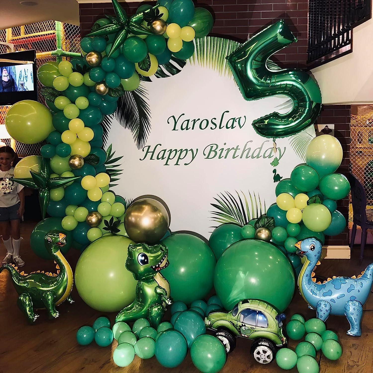 130 Stück Grüne Luftballon Girlande Set 18 12 10 5 Zoll für Geburtstag Hochzeit