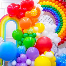 Luftballon Girlande Regenbogen, 130 Stück Bunt Matt Deko
