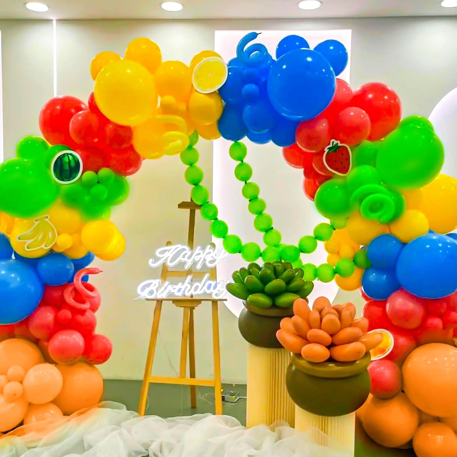130 Stück bunte Luftballons Girlande Geburtstag Hochzeit Party Deko