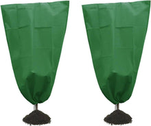 2er Set Grüne Frostschutzbeutel 160x100cm - Winterschutz für