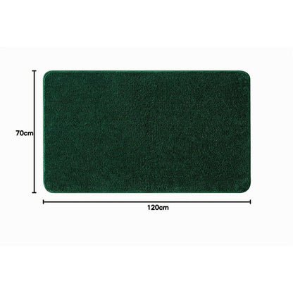 Badematte rutschfest grün 70x120 cm - Mikrofaser Fußmatte