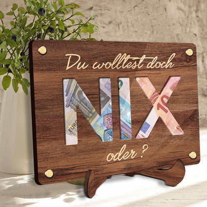 Holz Geld Geschenke Geburtstag Hochzeit Reise