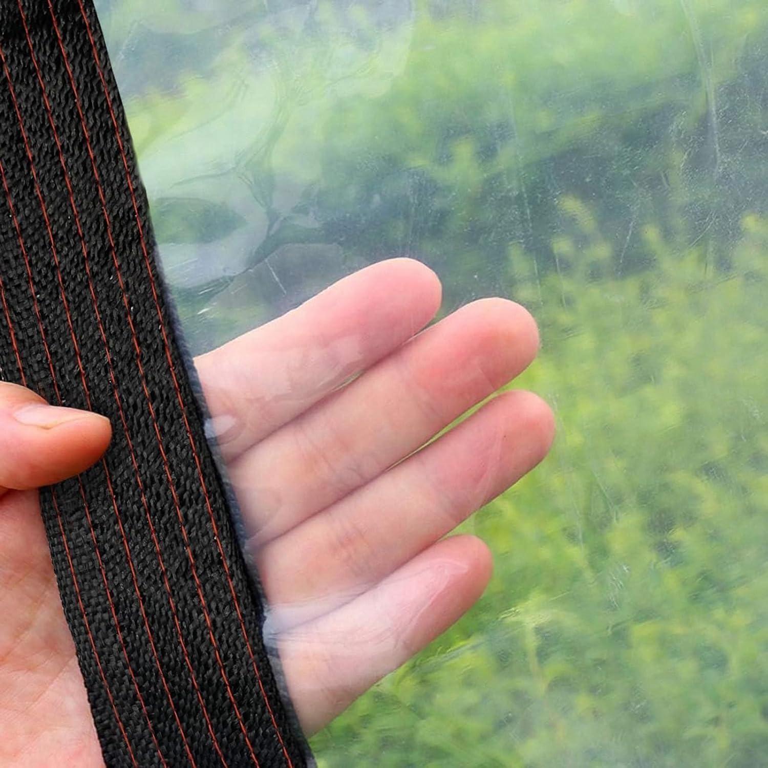 Wasserdichte Transparente Abdeckplane Ösen für Garten 4x4m