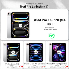EasyAcc iPad Pro 13 M4 Hülle 2024 Ultra Dünn Schwarz