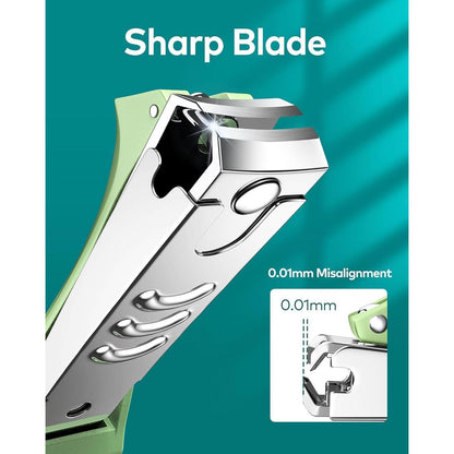 Professioneller Anti-Spritz Nagelknipser mit Nagelfeile und