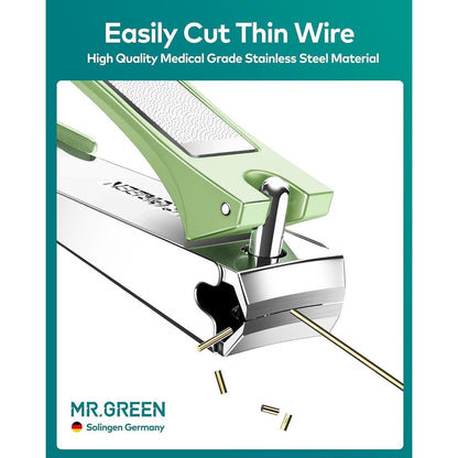 Professioneller Anti-Spritz Nagelknipser mit Nagelfeile und