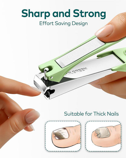 MR.GREEN Nagelknipser mit Nagelfeile, Profi-Set, Anti-Spritz Design, exzellente