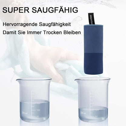Leeyunbee Mikrofaser Handtuch Set Badetuch 160x80cm + Handtuch 80x40cm