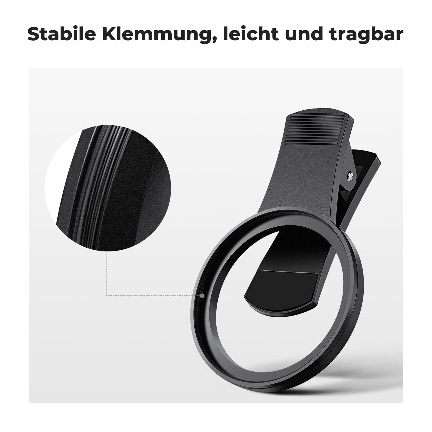 Universell Handykamera Objektivset 52mm ND2-ND400 für iPhone