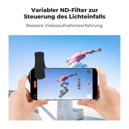 Universell Handykamera Objektivset 52mm Varibaler ND2-ND400 iPhone