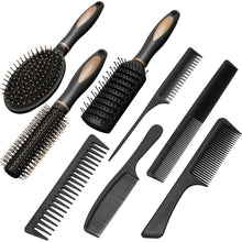 8er Set Haarbürsten: Massage Kämme, antistatisch, verschiedene Stile