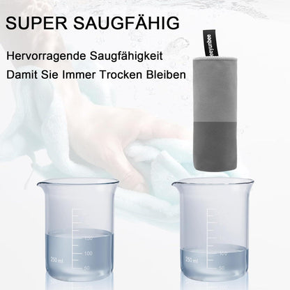 Mikrofaser Handtuch Set 160x80cm 80x40cm Schnelltrocknend für Sport Strand