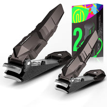 Profi Edelstahl Nagelknipser Set mit Auffangbehälter