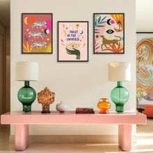 Boho Tiger Leopard Kunstdrucke Poster 30x40 cm 3er Set