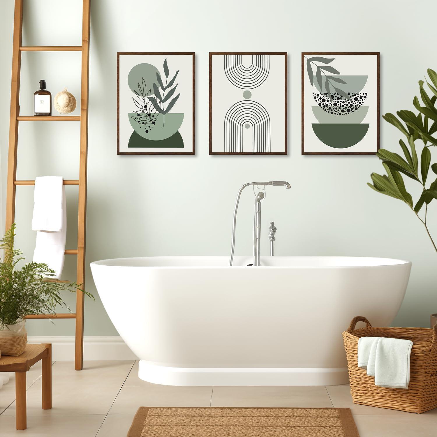 Salbei Grün Boho Kunstdrucke Poster Abstrakte Geometrische Wandbilder