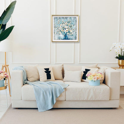 Vintage Blumen Leinwand Bilder Blumen In Vase Ölgemälde