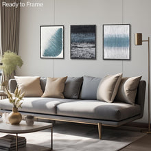 Abstrakte Marineblaue Kunstdrucke Poster Set 30x40 cm ohne