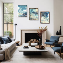 Moderne Abstrakte Ozean Himmel Poster Set 30x40 cm 3er Pack