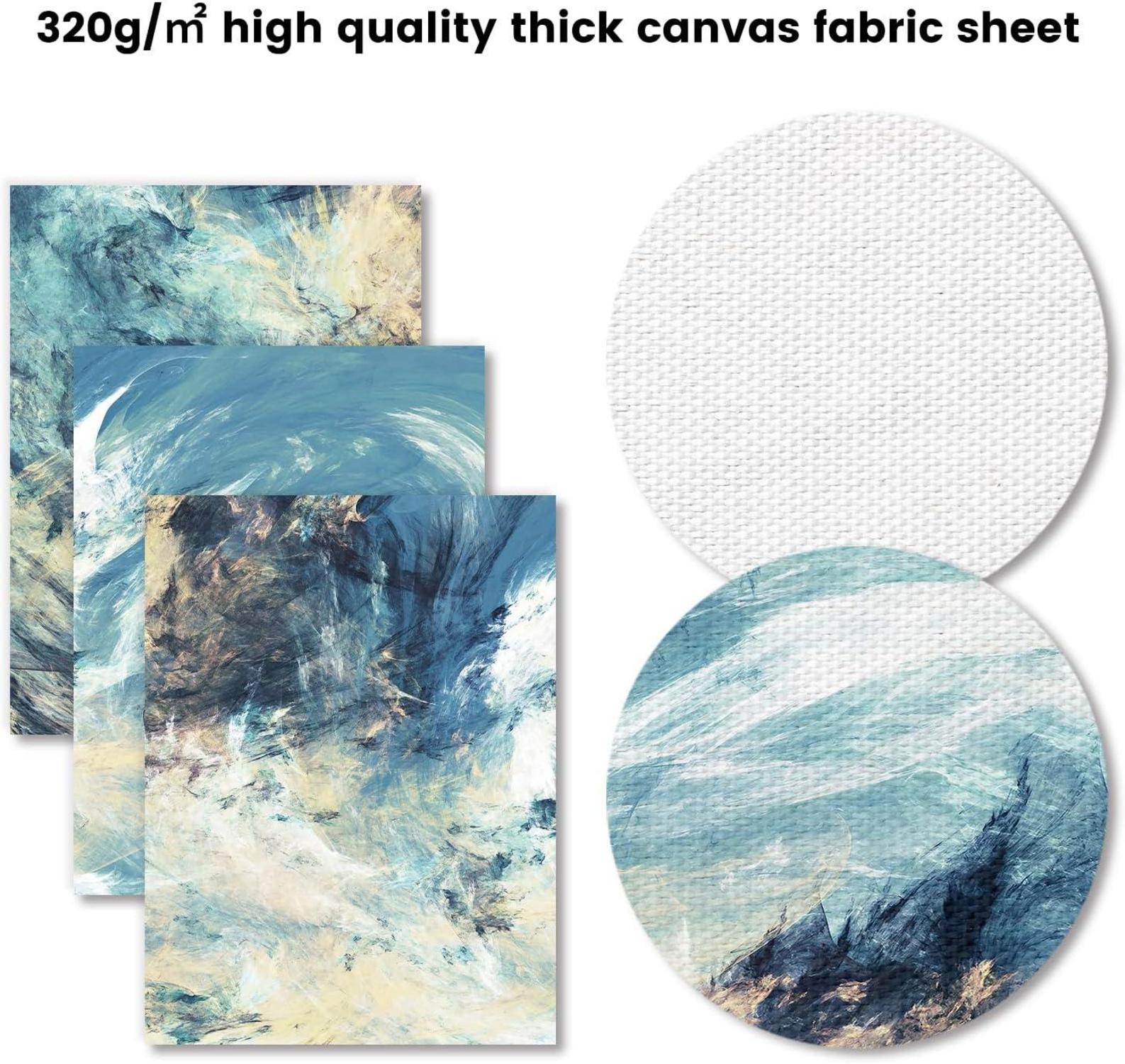 Moderne Abstrakte Ozean Himmel Poster Wandbilder Set 30X40 cm 3er Set