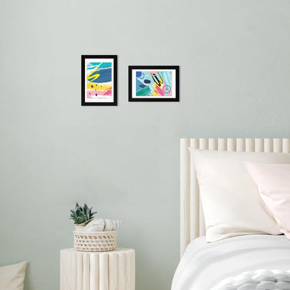 Bilderrahmen 10x15 CM 1 Stück für Wand Tisch Schwarz für Büros