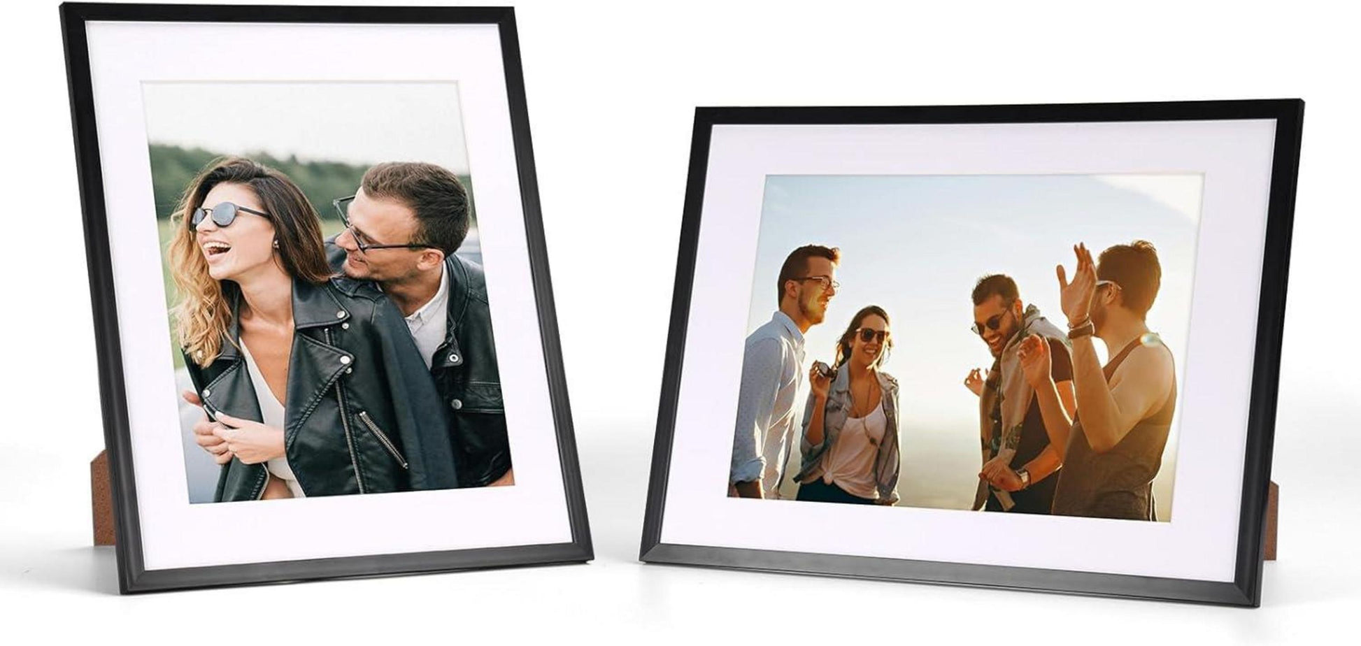 Bilderrahmen A4 Schwarz für Wand und Tisch 15x20cm Wohnung Büro