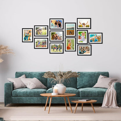 Bilderrahmen 15x20 cm Schwarz für Wand Tisch Büro Wohnung