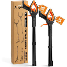 2 Stück Müllzange Greifzange 100x 80 cm Faltbare Müllgreifer