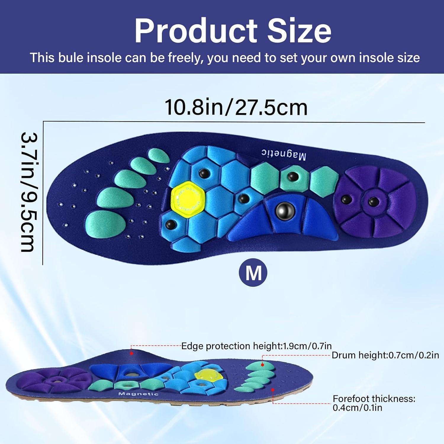 Einlagen zum Abnehmen Magnetische Akupressur Einlagen Fußmassagesoles