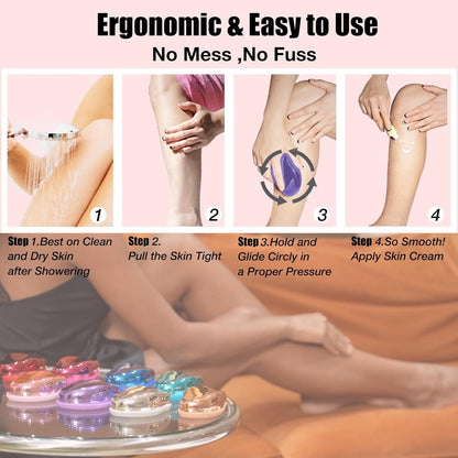 Magic G.Liane Kristall Haarradiergummi Hautpeeling Epilierer