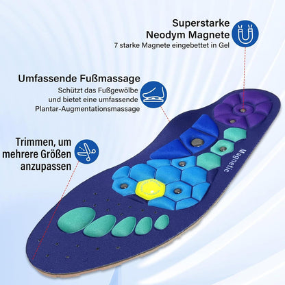Magnetische Massage Einlegesohlen Akupunktur Orthopädische