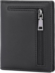 Geldbörse Herren RFID Slim Wallet Münzfach Portemonnaie Schwarz